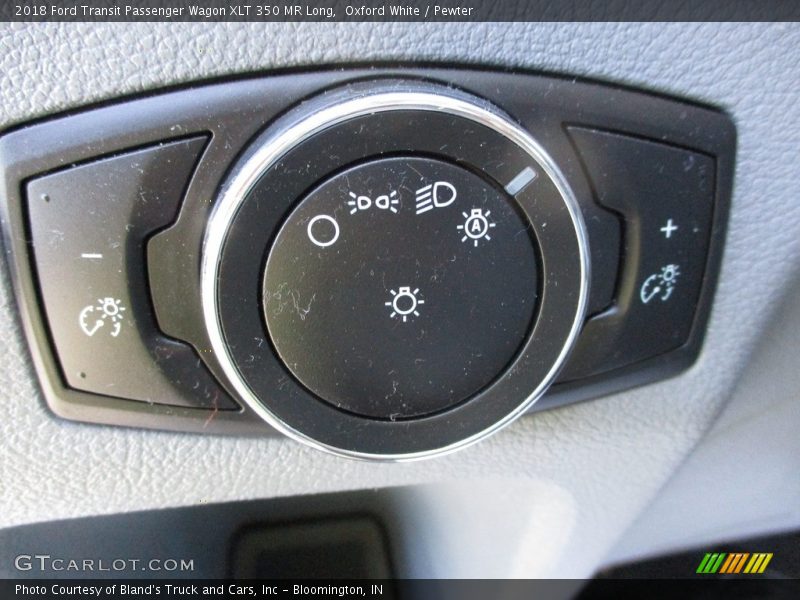 Oxford White / Pewter 2018 Ford Transit Passenger Wagon XLT 350 MR Long