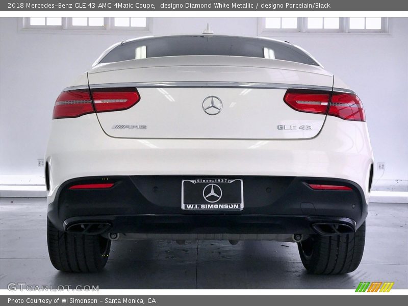 designo Diamond White Metallic / designo Porcelain/Black 2018 Mercedes-Benz GLE 43 AMG 4Matic Coupe