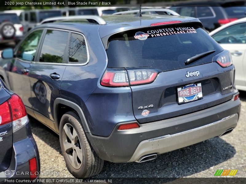 Blue Shade Pearl / Black 2020 Jeep Cherokee Limited 4x4