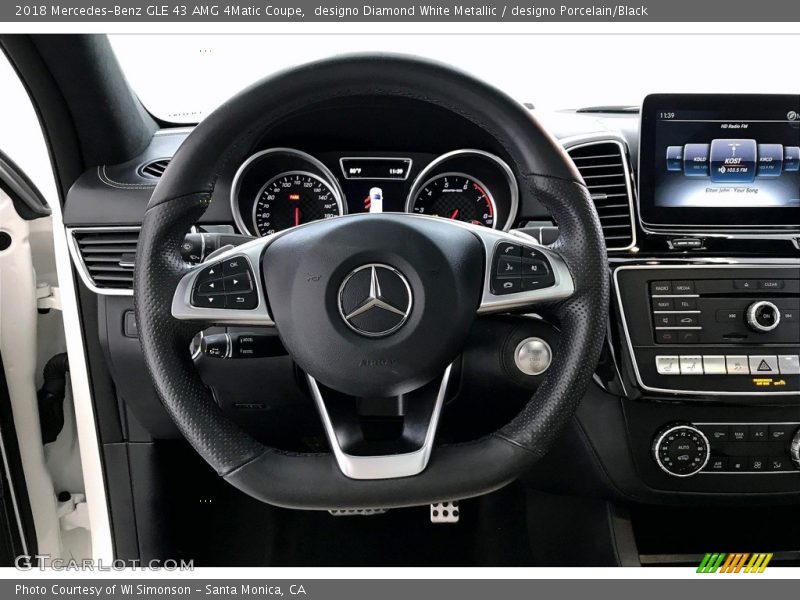 designo Diamond White Metallic / designo Porcelain/Black 2018 Mercedes-Benz GLE 43 AMG 4Matic Coupe