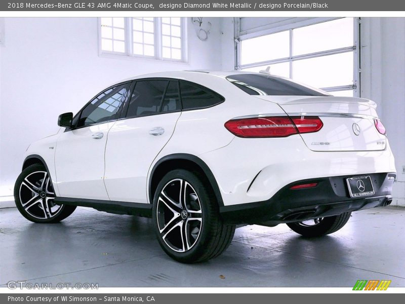 designo Diamond White Metallic / designo Porcelain/Black 2018 Mercedes-Benz GLE 43 AMG 4Matic Coupe