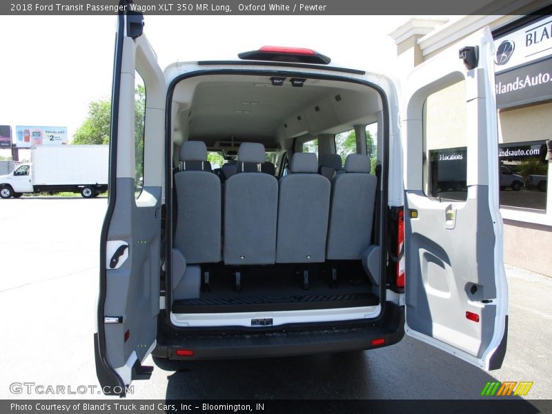 Oxford White / Pewter 2018 Ford Transit Passenger Wagon XLT 350 MR Long