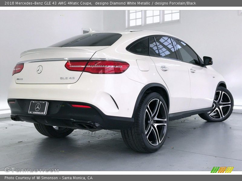designo Diamond White Metallic / designo Porcelain/Black 2018 Mercedes-Benz GLE 43 AMG 4Matic Coupe