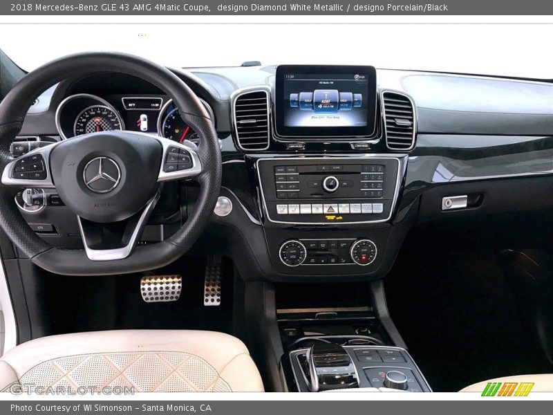 designo Diamond White Metallic / designo Porcelain/Black 2018 Mercedes-Benz GLE 43 AMG 4Matic Coupe