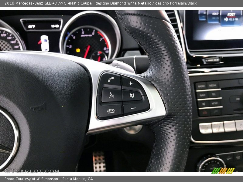 designo Diamond White Metallic / designo Porcelain/Black 2018 Mercedes-Benz GLE 43 AMG 4Matic Coupe