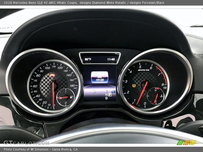 designo Diamond White Metallic / designo Porcelain/Black 2018 Mercedes-Benz GLE 43 AMG 4Matic Coupe