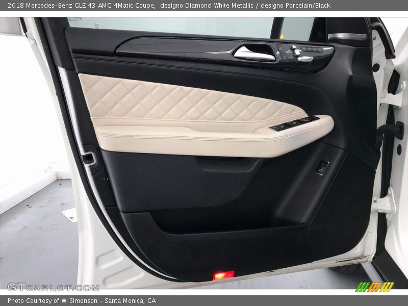 designo Diamond White Metallic / designo Porcelain/Black 2018 Mercedes-Benz GLE 43 AMG 4Matic Coupe