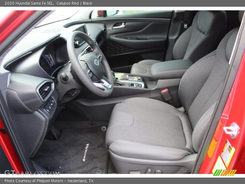 Calypso Red / Black 2020 Hyundai Santa Fe SEL