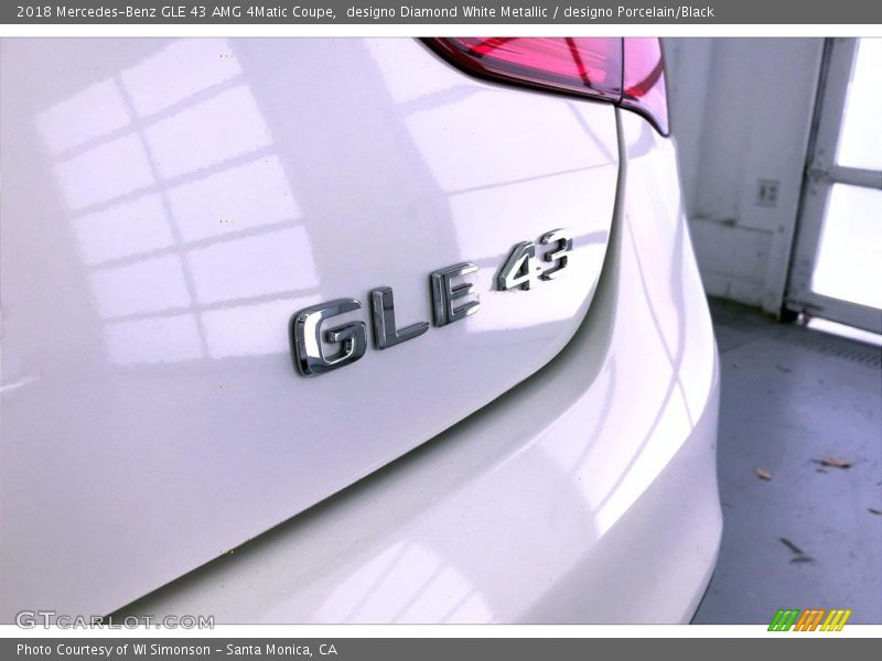 designo Diamond White Metallic / designo Porcelain/Black 2018 Mercedes-Benz GLE 43 AMG 4Matic Coupe