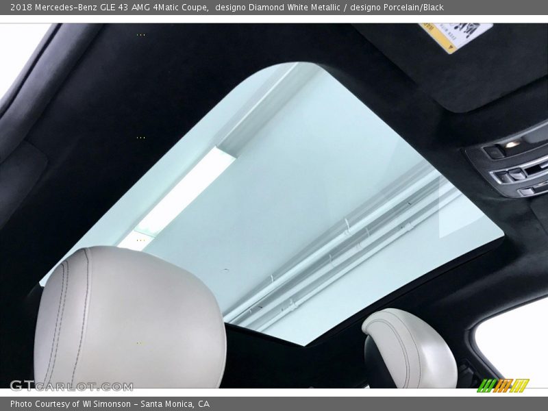 designo Diamond White Metallic / designo Porcelain/Black 2018 Mercedes-Benz GLE 43 AMG 4Matic Coupe