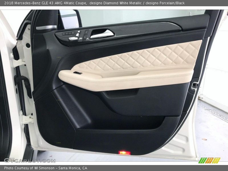 designo Diamond White Metallic / designo Porcelain/Black 2018 Mercedes-Benz GLE 43 AMG 4Matic Coupe
