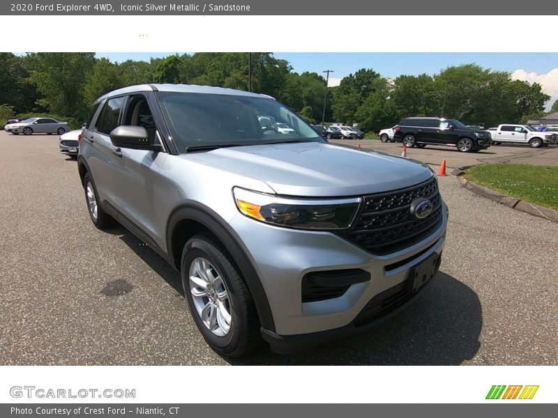Iconic Silver Metallic / Sandstone 2020 Ford Explorer 4WD