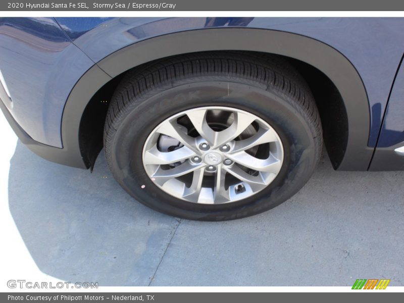 Stormy Sea / Espresso/Gray 2020 Hyundai Santa Fe SEL