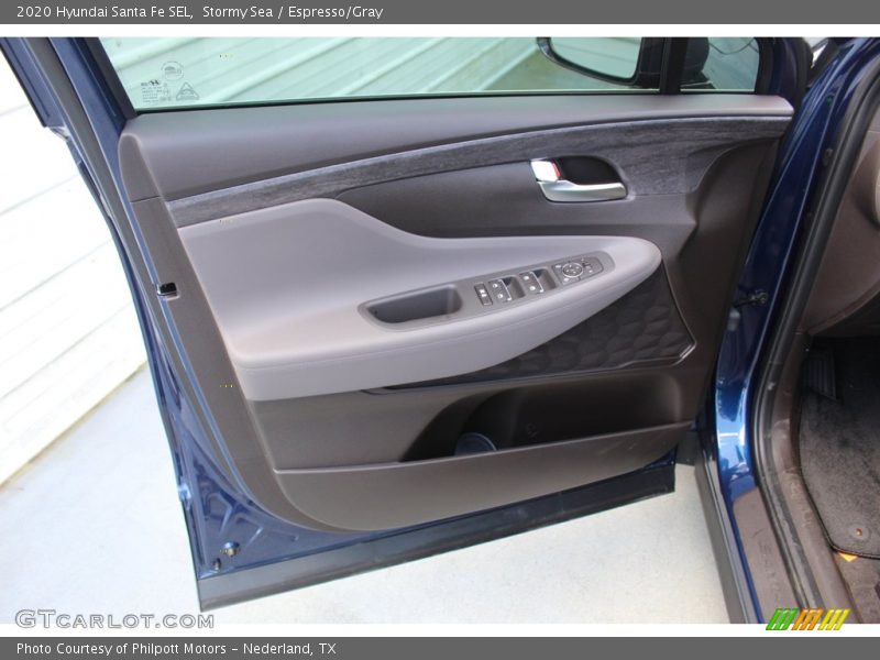 Stormy Sea / Espresso/Gray 2020 Hyundai Santa Fe SEL