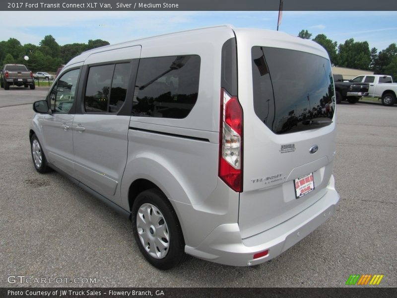 Silver / Medium Stone 2017 Ford Transit Connect XLT Van