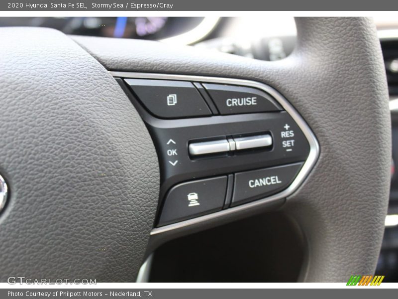 Stormy Sea / Espresso/Gray 2020 Hyundai Santa Fe SEL