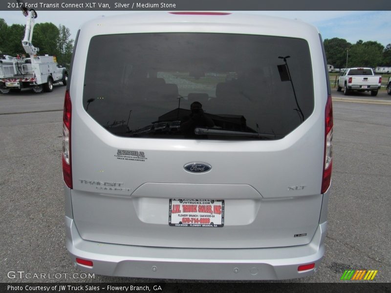 Silver / Medium Stone 2017 Ford Transit Connect XLT Van
