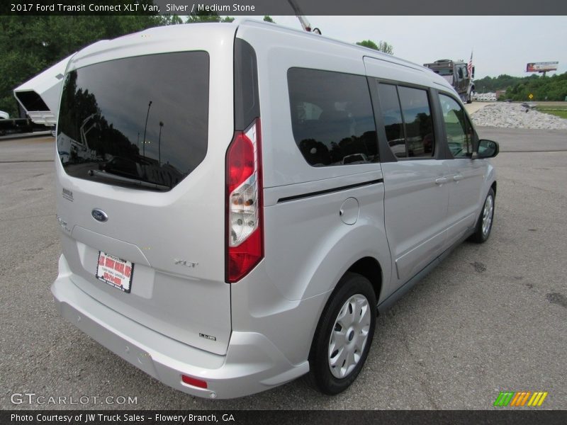 Silver / Medium Stone 2017 Ford Transit Connect XLT Van