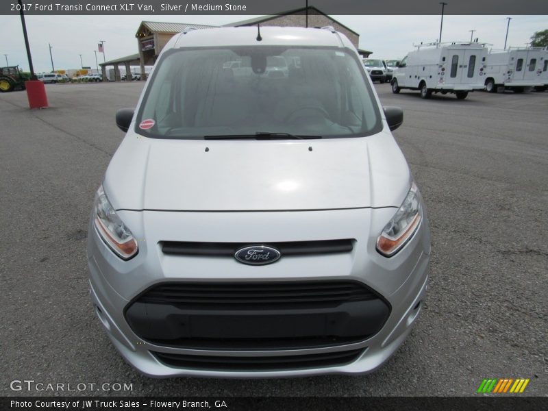 Silver / Medium Stone 2017 Ford Transit Connect XLT Van