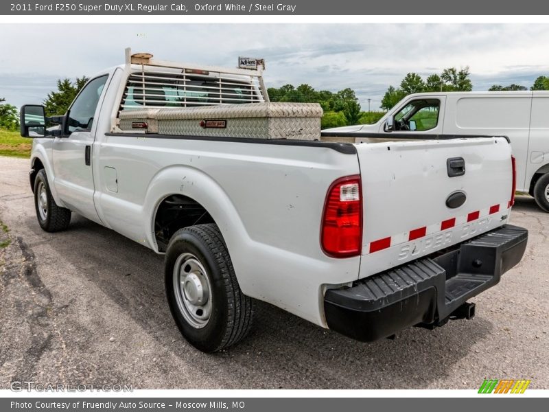 Oxford White / Steel Gray 2011 Ford F250 Super Duty XL Regular Cab