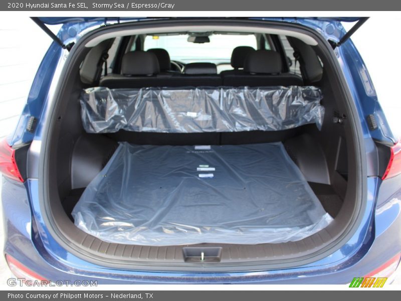 Stormy Sea / Espresso/Gray 2020 Hyundai Santa Fe SEL