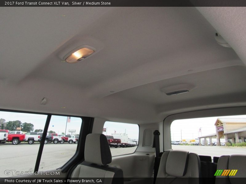 Silver / Medium Stone 2017 Ford Transit Connect XLT Van