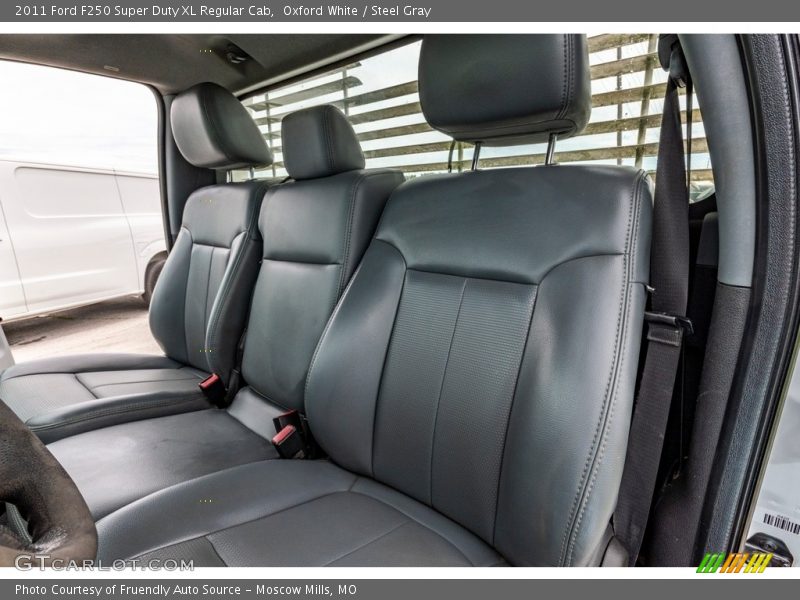 Oxford White / Steel Gray 2011 Ford F250 Super Duty XL Regular Cab