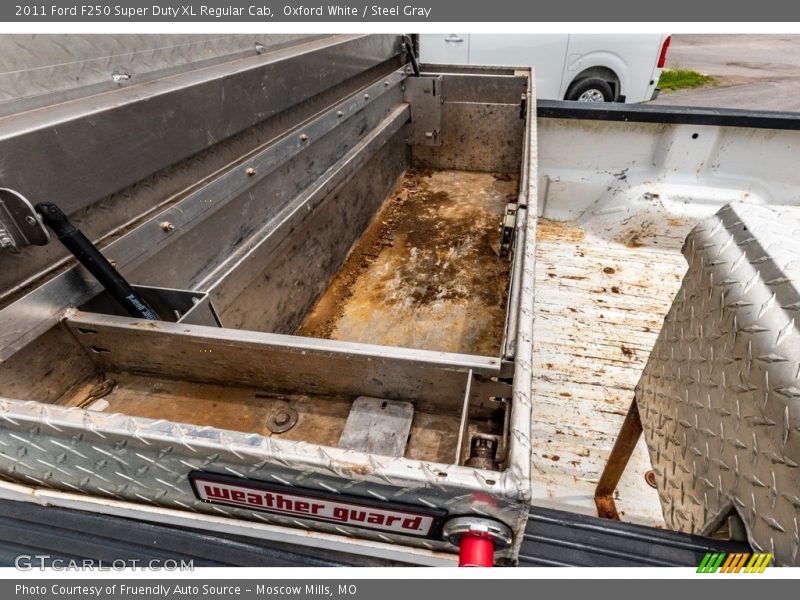 Oxford White / Steel Gray 2011 Ford F250 Super Duty XL Regular Cab