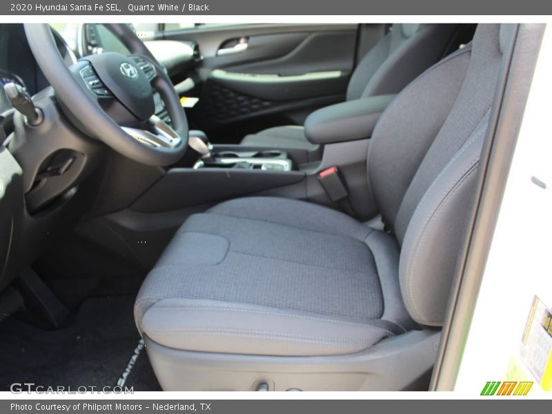 Quartz White / Black 2020 Hyundai Santa Fe SEL