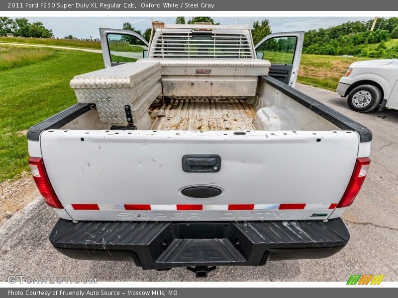 Oxford White / Steel Gray 2011 Ford F250 Super Duty XL Regular Cab