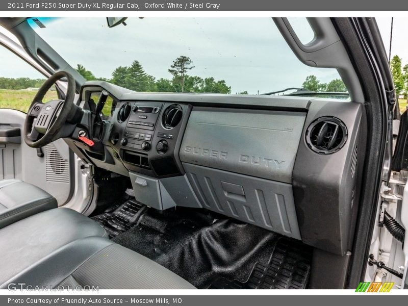 Oxford White / Steel Gray 2011 Ford F250 Super Duty XL Regular Cab