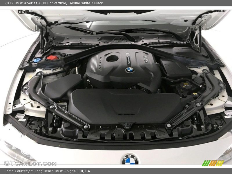 Alpine White / Black 2017 BMW 4 Series 430i Convertible