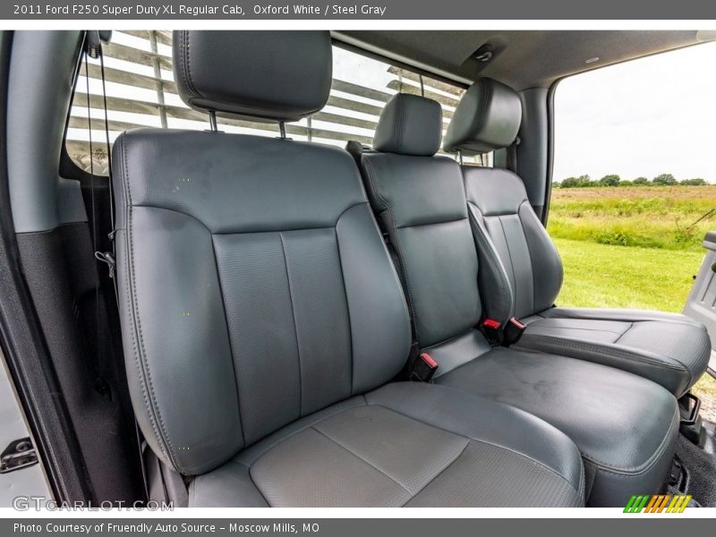 Oxford White / Steel Gray 2011 Ford F250 Super Duty XL Regular Cab