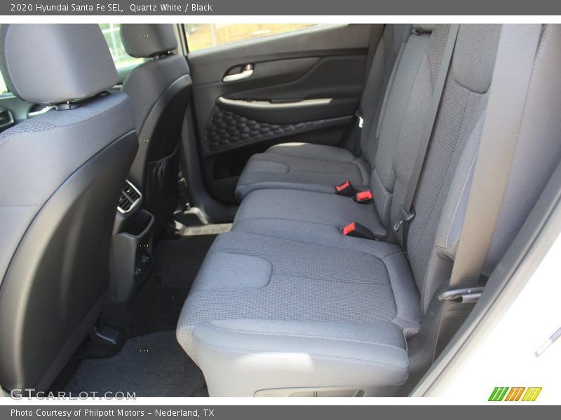 Quartz White / Black 2020 Hyundai Santa Fe SEL