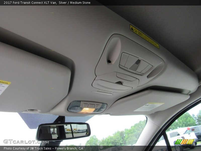 Silver / Medium Stone 2017 Ford Transit Connect XLT Van