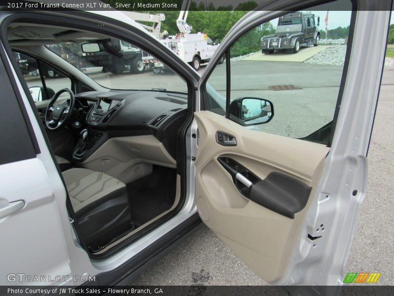 Silver / Medium Stone 2017 Ford Transit Connect XLT Van