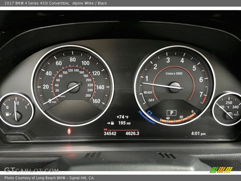  2017 4 Series 430i Convertible 430i Convertible Gauges