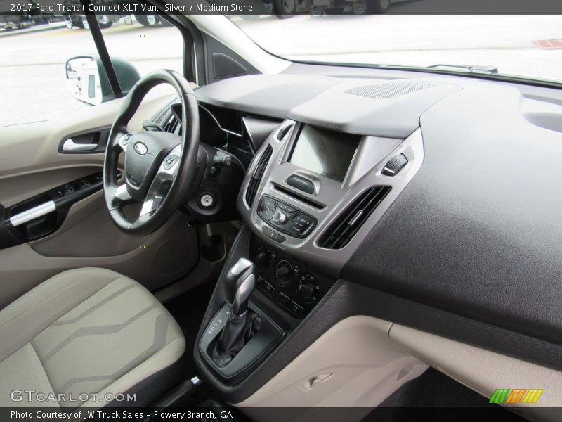 Silver / Medium Stone 2017 Ford Transit Connect XLT Van