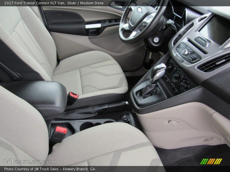 Silver / Medium Stone 2017 Ford Transit Connect XLT Van