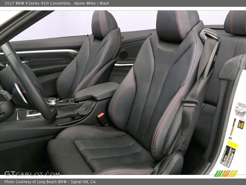 Alpine White / Black 2017 BMW 4 Series 430i Convertible