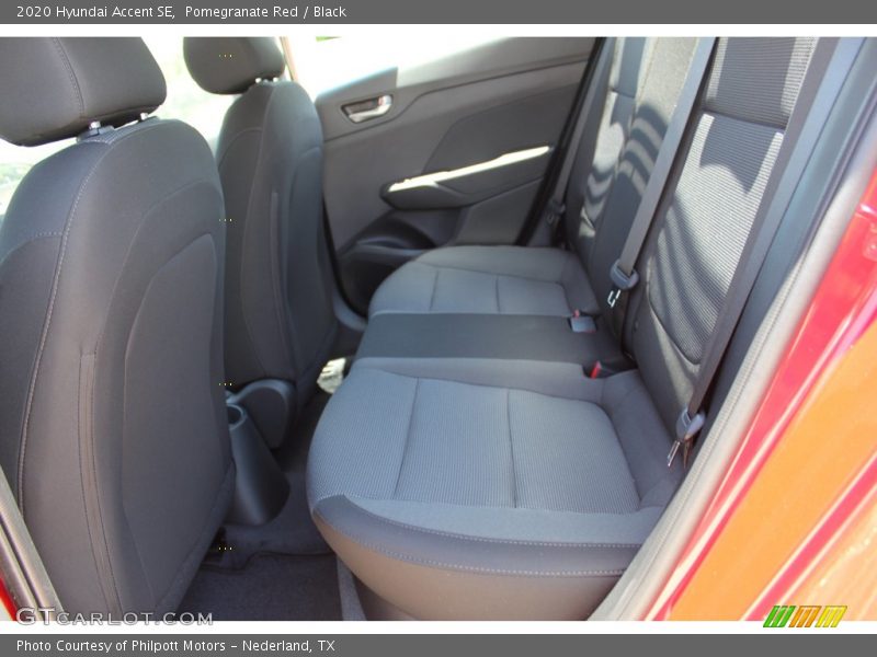 Pomegranate Red / Black 2020 Hyundai Accent SE