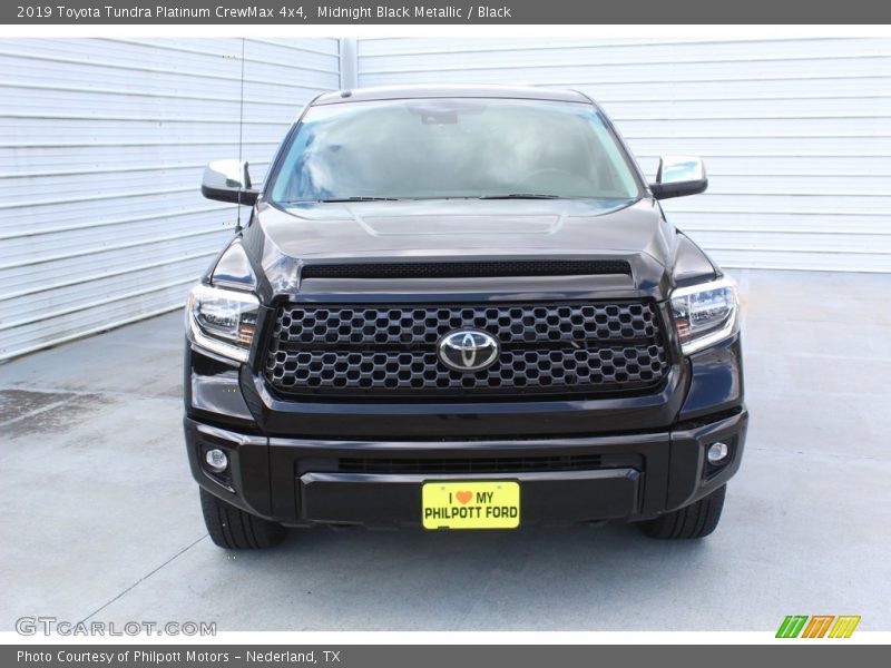 Midnight Black Metallic / Black 2019 Toyota Tundra Platinum CrewMax 4x4