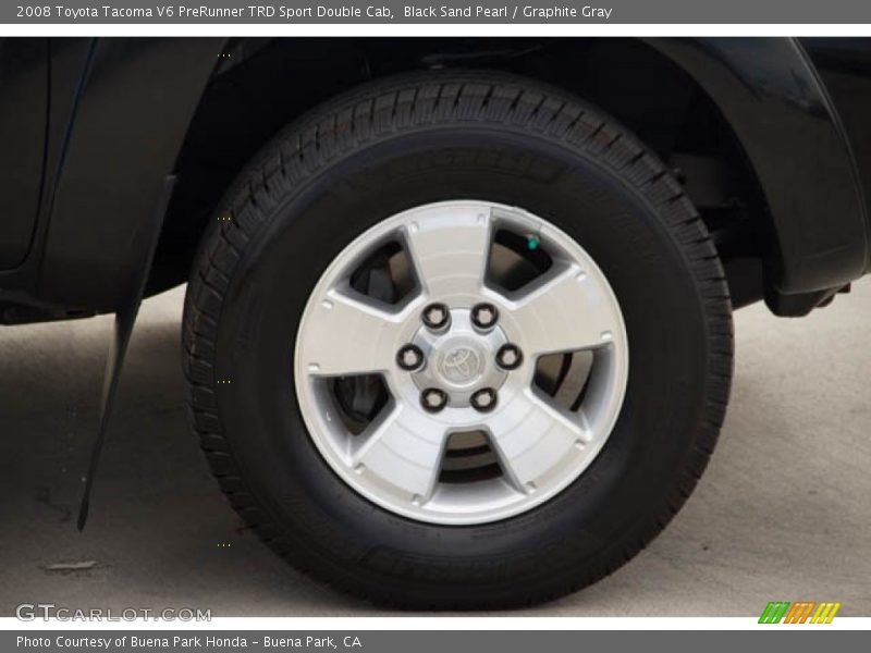 Black Sand Pearl / Graphite Gray 2008 Toyota Tacoma V6 PreRunner TRD Sport Double Cab