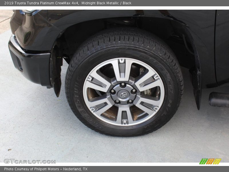 Midnight Black Metallic / Black 2019 Toyota Tundra Platinum CrewMax 4x4