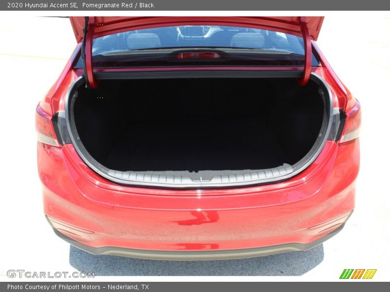 Pomegranate Red / Black 2020 Hyundai Accent SE