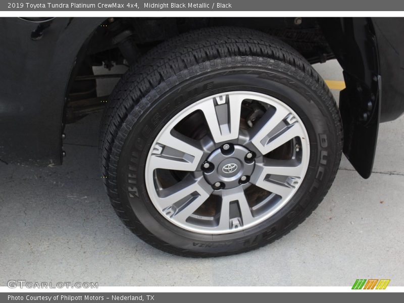 Midnight Black Metallic / Black 2019 Toyota Tundra Platinum CrewMax 4x4