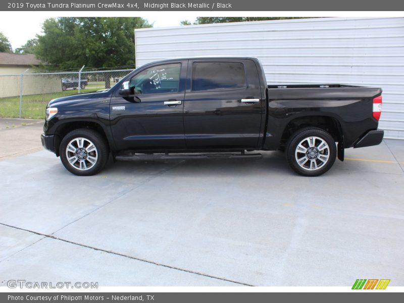 Midnight Black Metallic / Black 2019 Toyota Tundra Platinum CrewMax 4x4