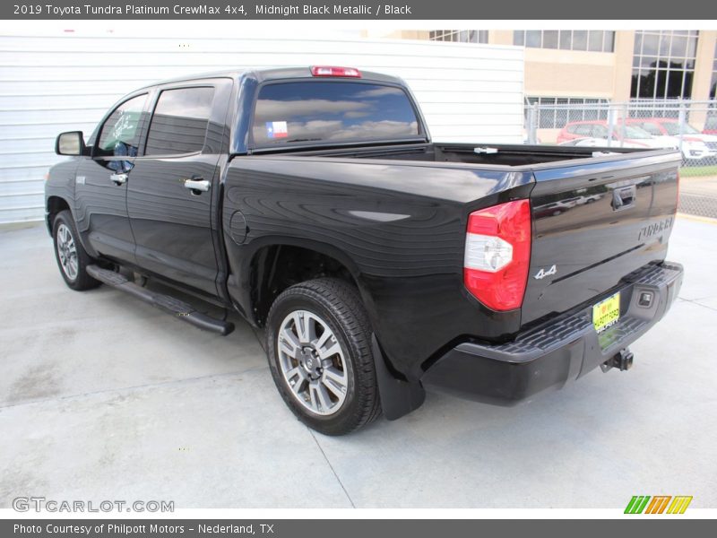Midnight Black Metallic / Black 2019 Toyota Tundra Platinum CrewMax 4x4