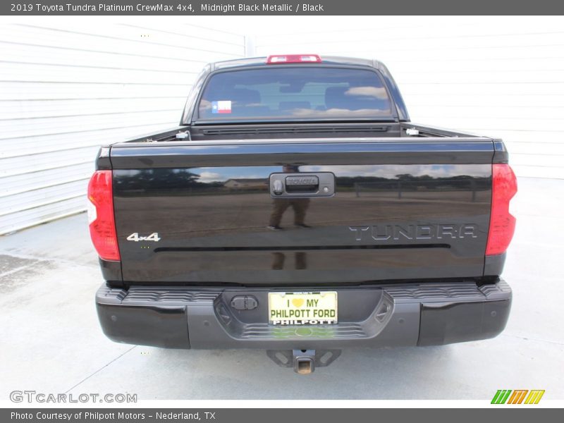 Midnight Black Metallic / Black 2019 Toyota Tundra Platinum CrewMax 4x4