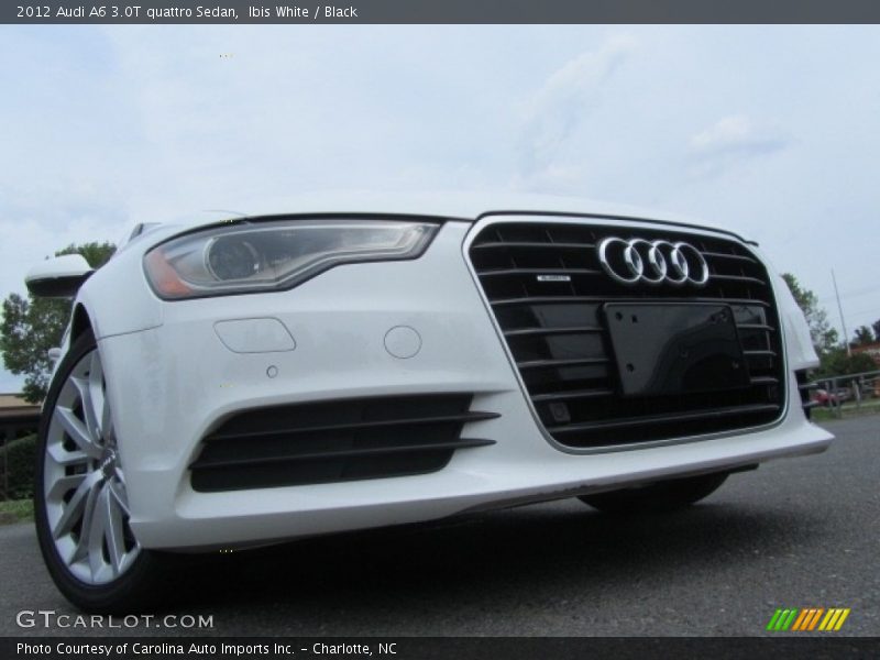 Ibis White / Black 2012 Audi A6 3.0T quattro Sedan